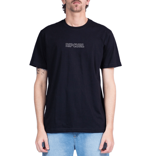 Camiseta Masculina Rip Curl Outline PRETO-0549MTE- -1-